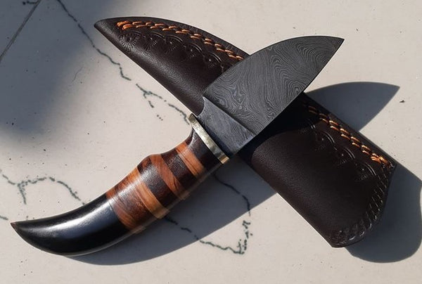 Custom Handmade Damascus Steel EDC Knife