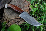 Custom Handmade Damascus Steel Hunting Knife