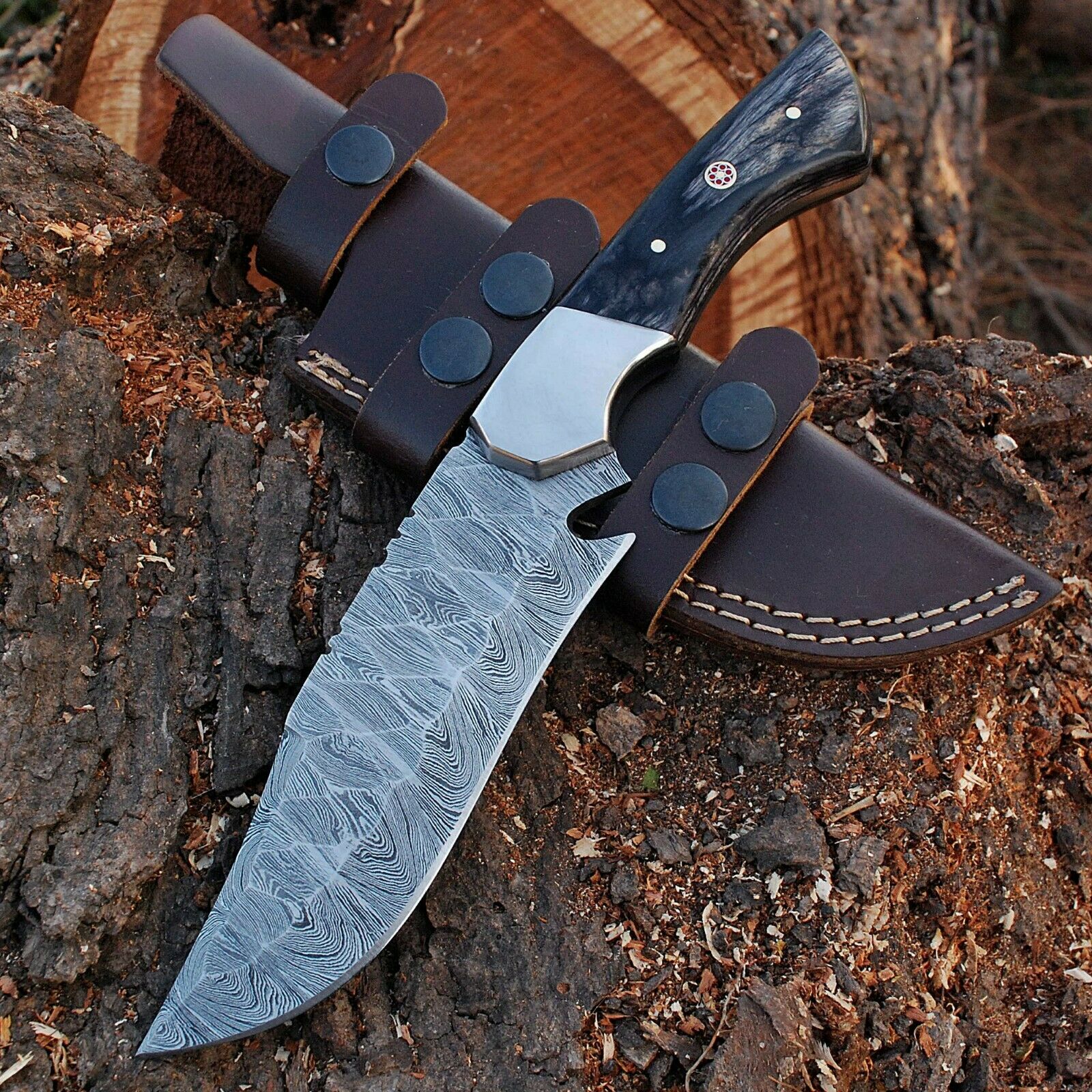 Premium Custom Damascus Steel Hunting Knife main image 0