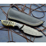 Handmade Damascus Skinning Knife