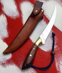 Flexible Fillet Knife – 7" AEB-L Stainless Steel with Rosewood Handle