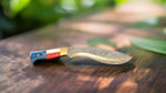 Top rated kukri with a 9-inch Damascus steel blade and Texas Flag design handle.
