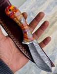 Damascus Skinner Knife