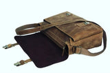 “The Courier” Vintage Leather Messenger Bag