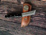 Custom Handmade Damascus Tanto Blade Knife