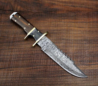 Damascus Hunting Fighter Knife