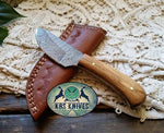 Damascus Steel EDC Skinning Knife