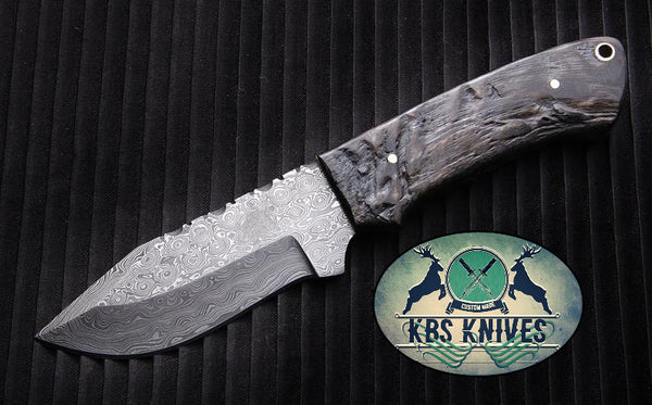 Damascus Skinning Knife