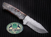 Damascus Skinning Knife