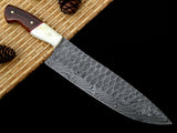 Custom Forged Damascus Chef Knife