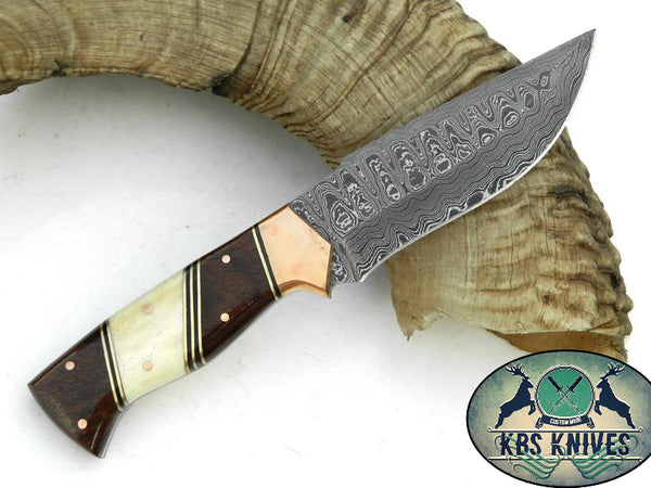 Damascus Hunting Knife