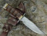 Damascus Steel Hunting Knife