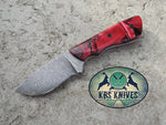 Epoxy Resin Handle EDC Skinning Knife