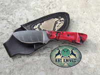 Epoxy Resin Handle EDC Skinning Knife