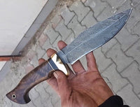 WILD HUNTER DAMASCUS KNIFE