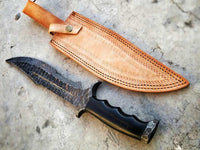 DAMASCUS FORGED BOWIE KNIFE