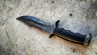 DAMASCUS FORGED BOWIE KNIFE