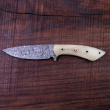 DAMASCUS SKINNING KNIFE