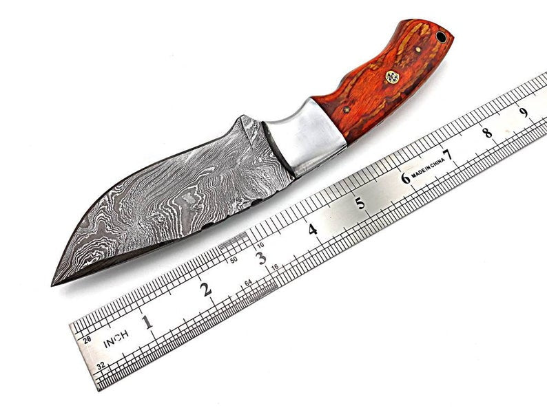 Full Tang Damascus Hunting Knife