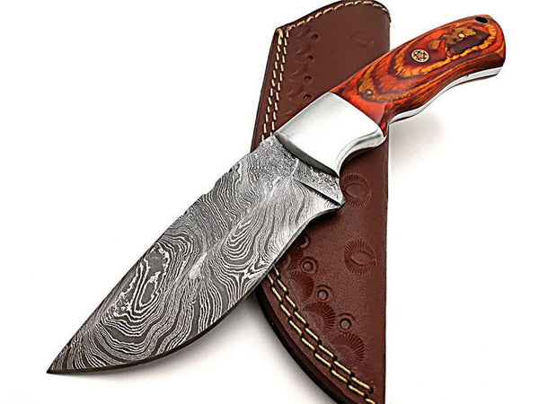 Full Tang Damascus Hunting Knife