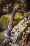1095 Steel Hand Engraved Axe