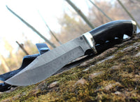 Damascus Bowie Knife