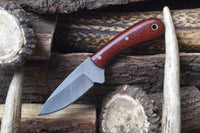 Custom Handmade Damascus Steel Blade Skinner Knife