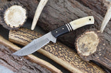 Custom Handmade Damascus Steel Clip Point Hunting Skinner Knife