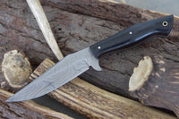 Custom Handmade Damascus Steel Clip Point Hunting Knife