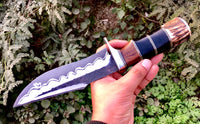 Custom Handmade Hand Forged 1095 Steel Hunting Knife