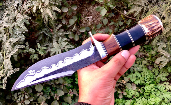 Custom Handmade Hand Forged 1095 Steel Hunting Knife