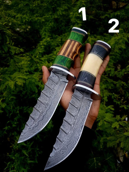 Damascus Hunting Knives