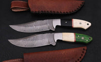 Damascus Hunting Knives Set
