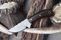 Ranch Handmade Damascus Steel Blade EDC Skinner Knife
