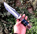 Custom Handmade Hand Forged 1095 Steel Hunting Knife