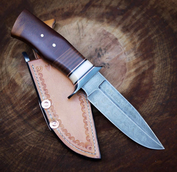 Damascus Hunting Knife