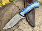 Damascus Steel Deer Skinning Knife