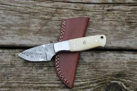 EDC Damascus Skinning Knife