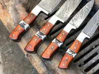 Damascus Steel Kitchen Knives Set