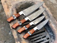 Damascus Steel Kitchen Knives Set