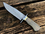 Damascus Hunter Bowie knife
