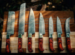 Damascus Steel Kitchen Knives Set