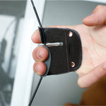 1PC New Arrival Cow Leather Archery Finger Guard Protection Pad Glove Tab Bow Shooting Protector