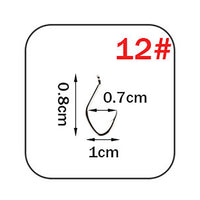 W.P.E Brand Catfish Hook 5-10pcs/pack High-Carbon Steel Fishing Hook 2#-12# Very Sharp Hook Barbed Catfish Hook Fishing Tackle