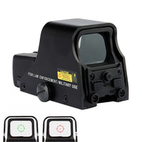 Spike Matt Black Tactical 1X22mm Holographic Reflex Red Green Dot Sight Outdoor Hunting Sight Scope Brightness Adjustable.