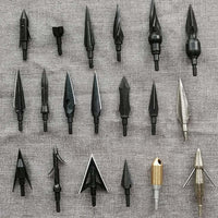 2pcs High Quality  Arrow Head Broadhead Tips Arrow Point Archery Arrowheads for Compound Bow Crossbow Recurve Bow Access Hunting
