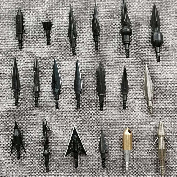 2pcs High Quality  Arrow Head Broadhead Tips Arrow Point Archery Arrowheads for Compound Bow Crossbow Recurve Bow Access Hunting