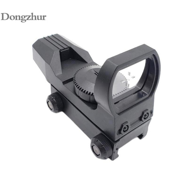 20mm Rail Riflescope Hunting Optics Holographic Green Dot Sight Reflex 4 Reticle Tactical Scope Collimator Sight Plastic Toy