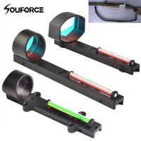 US Red Dot Red Green Fiber Sight Holographic Sight Fit Gun Accessory for Scope Tactical Hunting