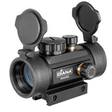 DIANA 1X40 Red Green Dot Sight Scope Tactical Optics Riflescope Fit 11/20mm Rail Rifle Scopes Hunting
